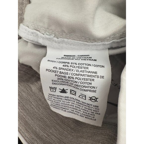 Nike Dri-FIT UV Standard Fit Golf Chino Pants Photon Dust White Mens Size 30x32 - Picture 7 of 7